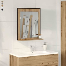 Badspiegel mit Ablage Wandspiegel Badezimmerspiegel Bad Spiegel Hängespiegel Neu