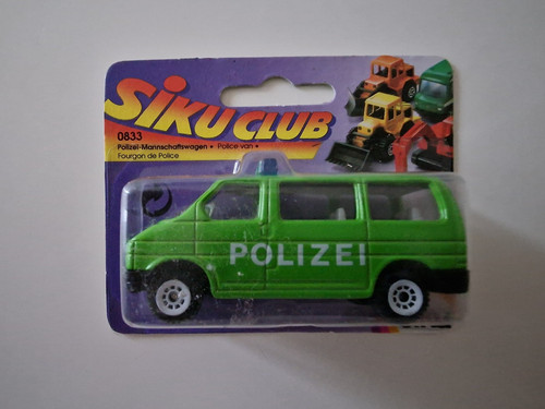 Siku 0833 polizei - siku, vw