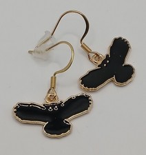 Eulen Ohrringe schwarz