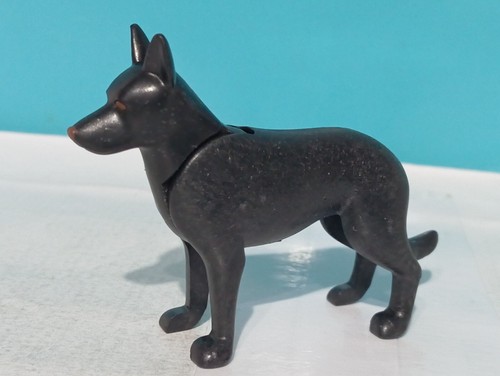 Playmobil figur hund dobermann - playmobil,