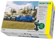 Trix 11158 Digital-Startpackung Güterzug mit BR 120, Minitrix Spur N
