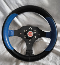 Altes Sportlenkrad Blau