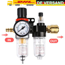Druckluft Wartungseinheit Druckminderer Wasserabscheider Öler Filter Kompressor