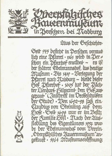 Oberpfälzisches bauernmuseum - oberpfälzisches,