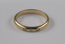 Vorsteck Band  Ring 3 Steine