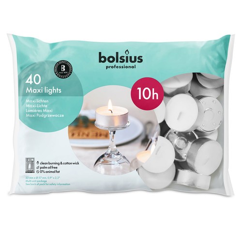 Maxi teelichter stück 10 - teelichter,