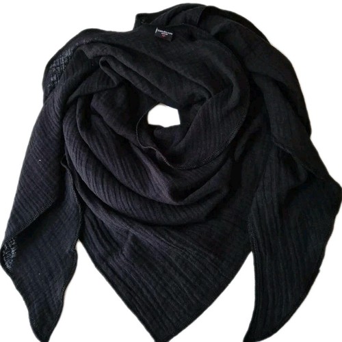 Schwarz musselin tuch dreieck - musselin,