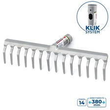 Rechen 14 Zinken verzinkt 38