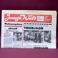 Junge Welt vom 18. Januar 1989 DDR Geburtstag Hochzeit Geschenk 37. 38. 39. 40.
