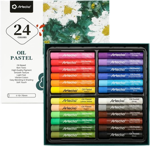 ölpastellkreide set 24 - Ölpastellkreide, set,