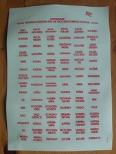 Tupperware Kompakt-Etiketten