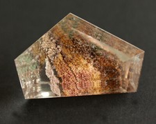 127ct Inklusenquarz (Lodolith) facettiert Brasilien