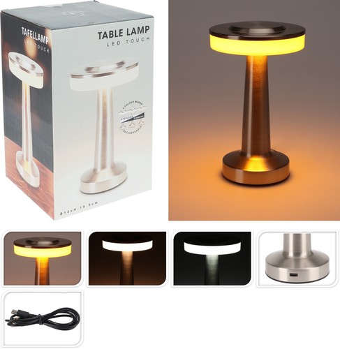 Led akku tischlampe touch - tischlampe, 3