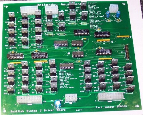 Gottlieb system driver brett - gottlieb,