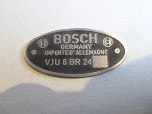 Typenschild schild bosch - schild,