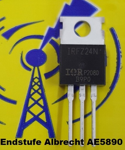 Irfz24n mosfed transistor - n-mosfed,