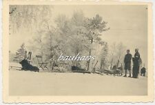 Foto Hundeschlitten Soldaten-Pimpfe  2.WK (d311)