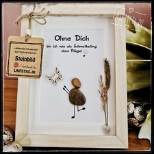 OHNE DICH 🦋 Steinbild