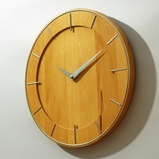 Wanduhr L341, Holz Buche