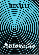 RENAULT AUTORADIO Bedienungsanleitung 1985 Betriebsanleitung Handbuch RN