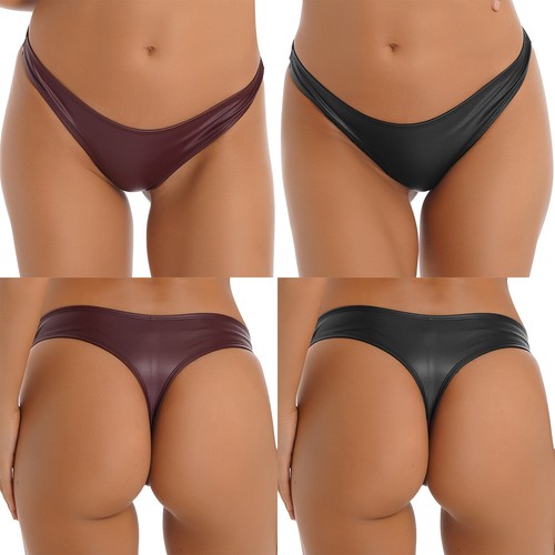 Damen slip string - string, pu