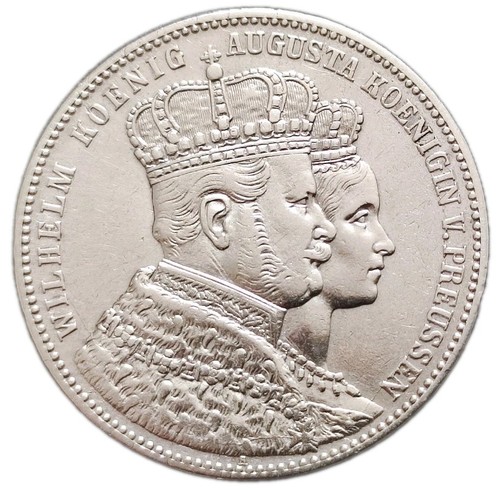 Preußen thaler 1861 silber - 1861,