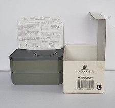 Swarovski Silver Crystal Display Drehdisplay Batteriebetrieben