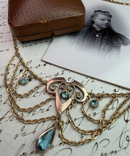 Jugendstil collier 500 - collier,,