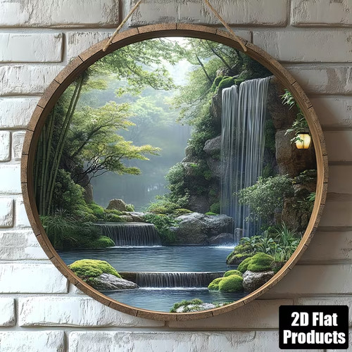 Holzschild wandbild 20cm zen - holzschild,