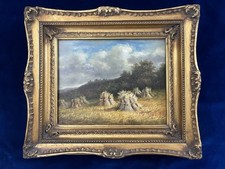 Ölgemälde auf Holz mit