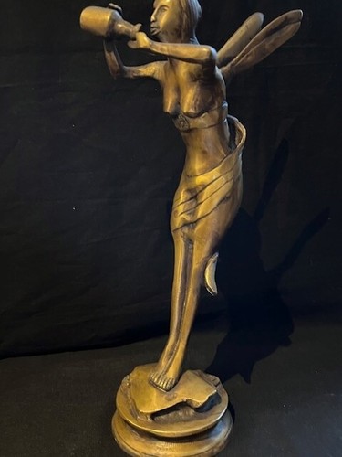 Antike bronze skulptur frau - bronze,