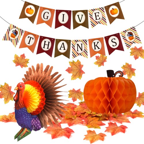 Herbst party deko set banner - party,