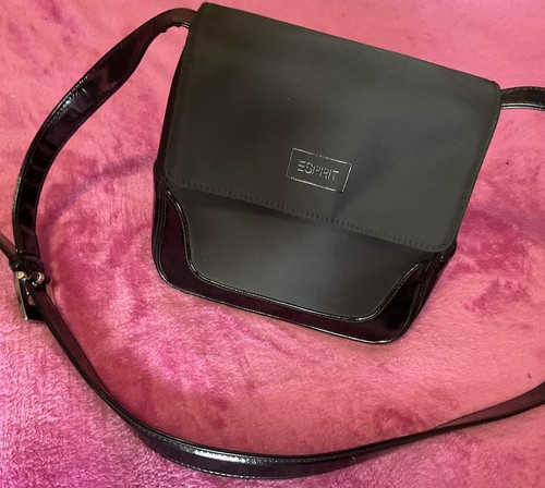 Esprit handtasche ledereinsatz - esprit,