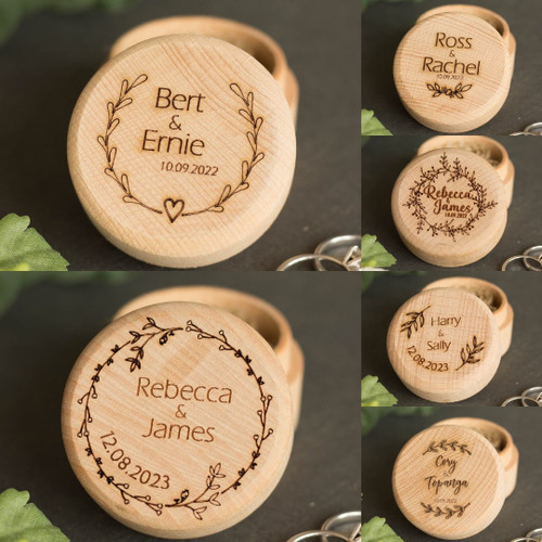 Personalisierte ringbox aus - personalisierte,