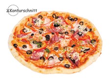 1x Imbisswagen / Schaufenster Aufkleber Imbiss Pizza versch. Größen
