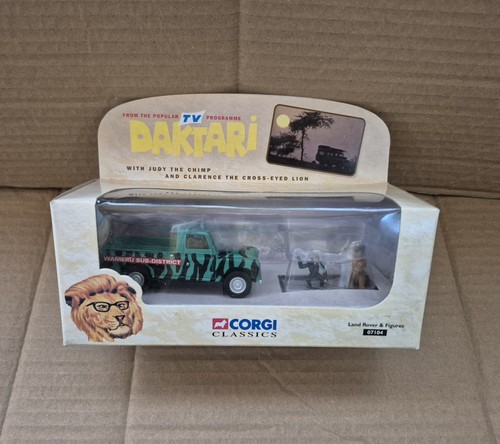 Corgi 07104 daktari land - corgi, rover