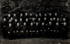 Foto Ak Wanne Herne im Ruhrgebiet, Gruppenbild der Pastoren - 3848218