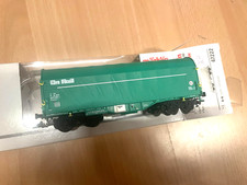 MÄRKLIN HO EUROTRAIN Schiebeplanenwagen Shimmns ON Rail nr. 47222 in OVP NEUWARE