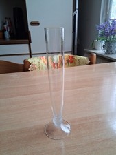 schmale Glas Vase, Stielvase
