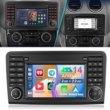 Für Mercedes Benz W164 GL320 ML350 X164 DAB+ Android 14 Autoradio Navi 2GB+32GB