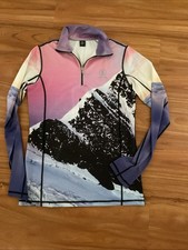 Bogner Fire + Ice Damen Skishirt Skipulli Stretch - lila / rosa , Gr. 38 M - NEU