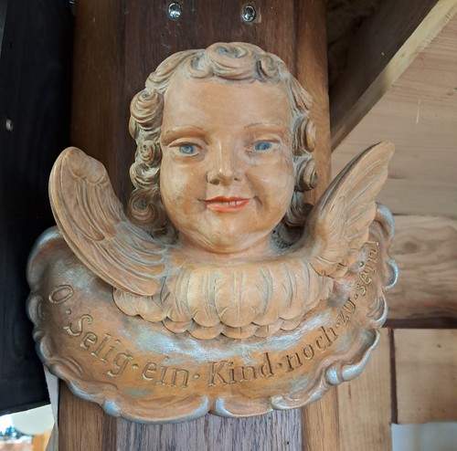 Antiker putto kopf - kopf,, engelskopf