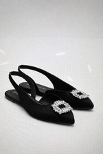 Sling ballerina satinoptik - ballerina, in