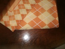KAEPPEL  Bettwäsche 2 Teile  100 % Baumwolle 135 x 200 + 80 x 80 gelb / orange