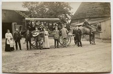 orig. Foto AK um 1910 Kutsche