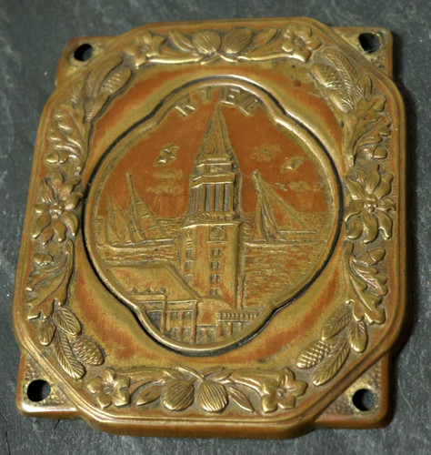 Alte kieler plakette kiel - plakette,