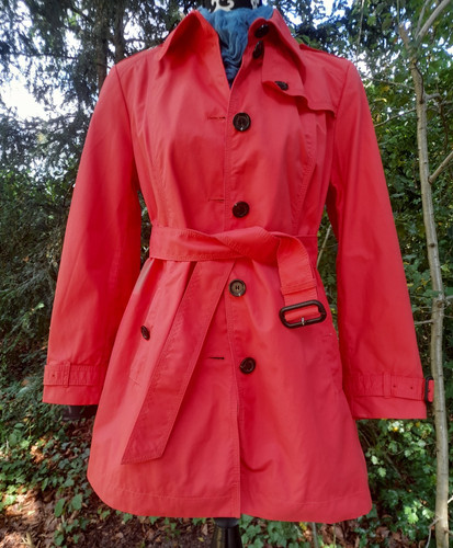 Damen trenchcoat mantel fuchs - trenchcoat,