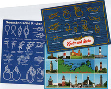 126/776 AK SEEMÄNNISCHE KNOTEN LEUCHTTURM MARINE MATROSEN MEER