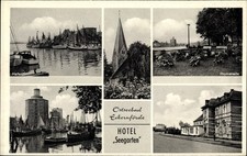 Ak Ostseebad Eckernförde, Hotel Seegarten, Kirche, Hafen, Promenade - 2996445