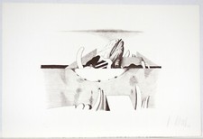 Karl Korab. Stillleben 1974. Lithographie signiert.